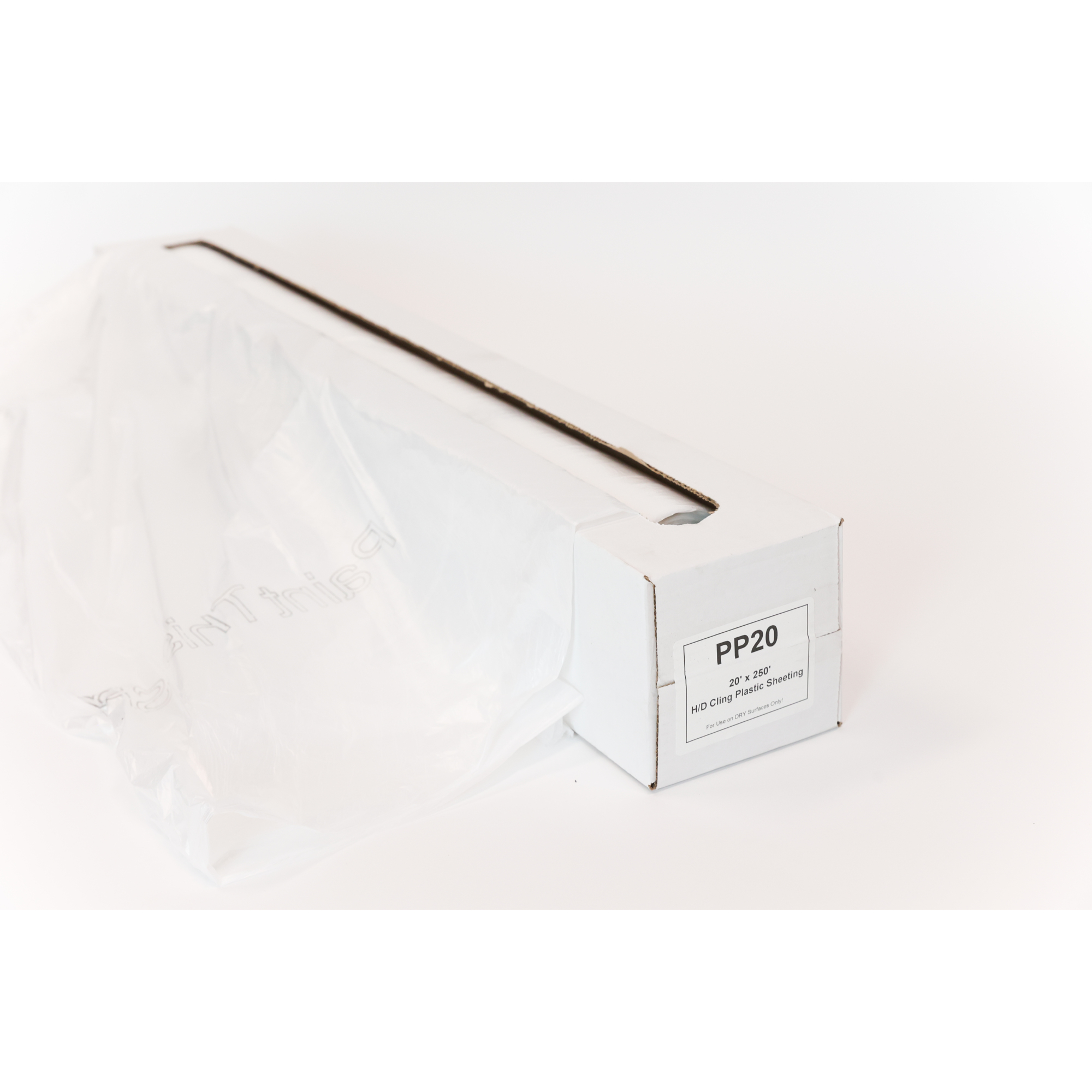 PPC Premium Plastic Sheeting 20ft. x 250ft. box, Height 5.75 in, Model# PP20
